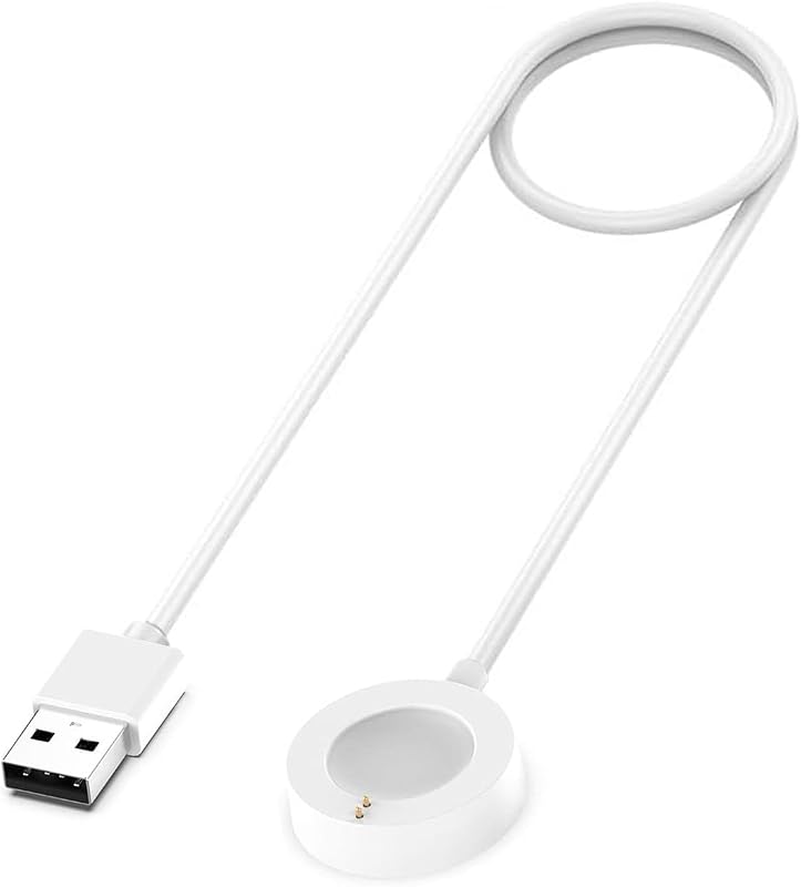 Charger for Fossil Gen 6/5/4/Sport, for Michael Kors Gen 6/5E/ 5/4 Smart Watch Magnetic Charging Cable (1, White)