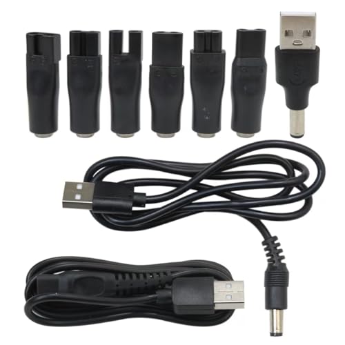 5V USB Charging Power Cords Charger Adapter for Norelco HQ8505, 7000 7100 7200 7300 7400 7500 7600 7700 5000 Series Shavers