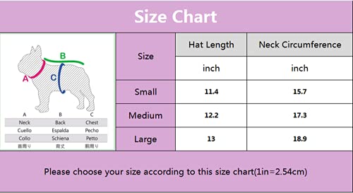 Bzb Cute Dog's Fleece Hat That Keeps Ears Warm French Bulldogs Autumn Winter Soft Adjustable Bat Hat Pet Supplies Accessories (Small,Green) #TOP3