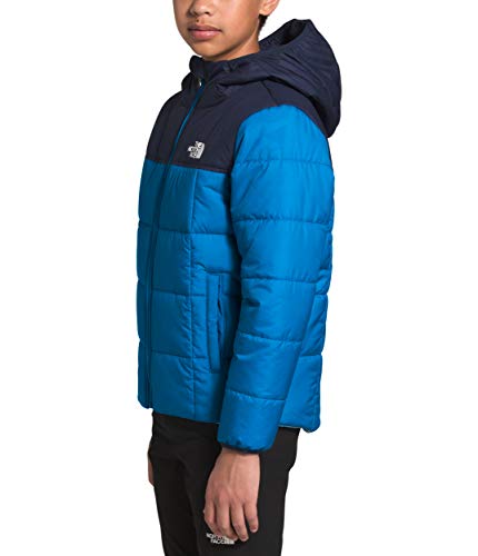 Image of The North Face Boy's Reversible Perrito Jacket (Little Kids /Big Kids) Clear Lake Blue LG (14-16 Big Kids)