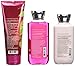 Bath & Body Works Sun Ripened Raspberry Body Cream, Shower Gel and Body Lotion Gift Set