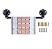 MY RUSTIC Industrial Pipe Bathroom Hardware Set | Towel Bar | Bathroom Accessories Set - 3-Piece Kit includes Robe Hook, 18 Inch Towel Bar and Toilet Paper Holder, Coated Finish