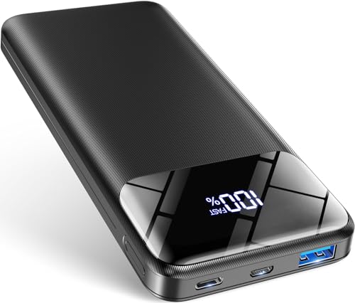 モバイルバッテリー 超軽量 小型 最大20W急速充電 Type-C (黒) Amazon | モバイルバッテリー 15000mAh大容量 軽量 小型