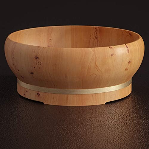 Cubeta de madera para spa de pies con diseño artesanal miniatura 1