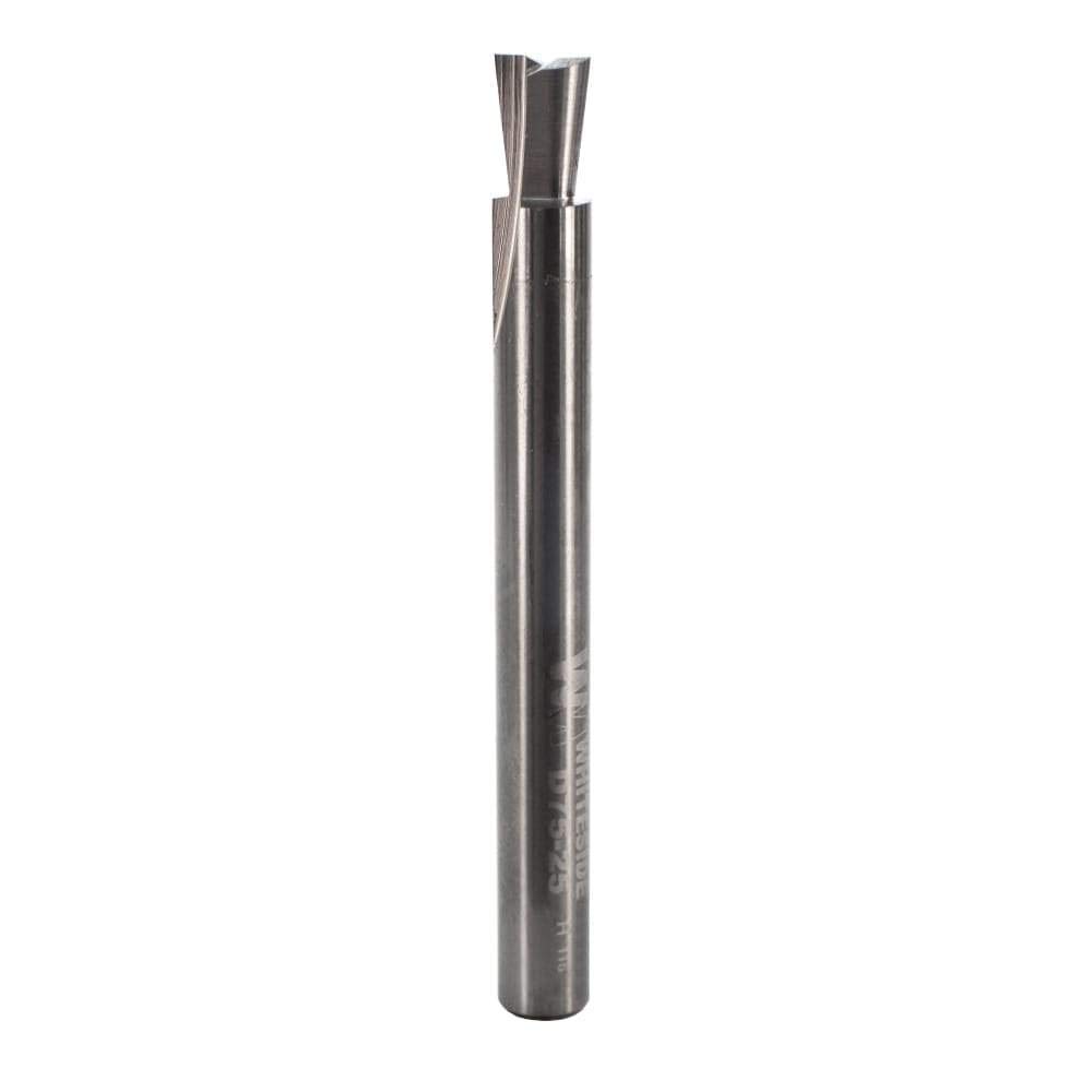 Whiteside Router Bits D75-25 Dovetail Bit with 1/4-Inch Large Diameter 5/16-Inch Cutting Diameter and 1/4-Inch Shank