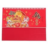 MatéRiau Robuste Et: Conçu en matériaux résistants, ce calendrier de table 2026 assure une utilisation prolongée tout en conservant un aspect soigné et un design rétro qui embellit votre bureau toute l'année