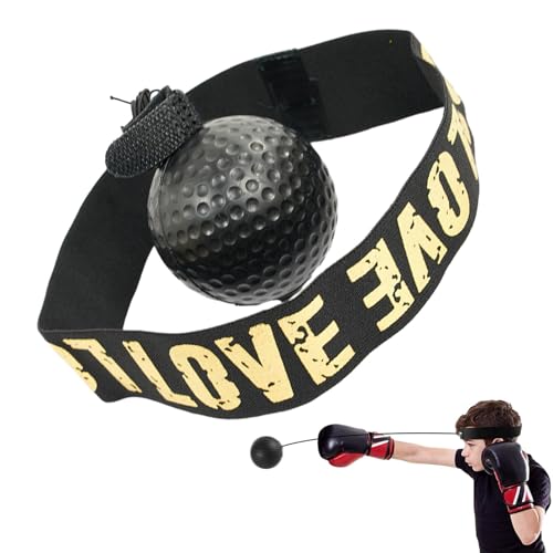Pelota de Reflejo de Boxeo: Diadema de Pelota de Reflejo eficiente, Pelotas de Boxeo de Entrenamiento prácticas | Pelotas de Boxeo para Ejercicio de coordinación ojomano, Juego de Pelotas de Reflejo