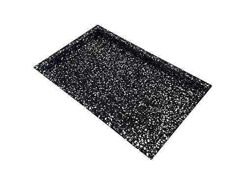 TEGLIA BACINELLA GASTRONORM IN LAMIERA SMALTATA AL GRANITO 1/1 mm. h 60 CON BORDO PIEGATO capacità lt. 9,0