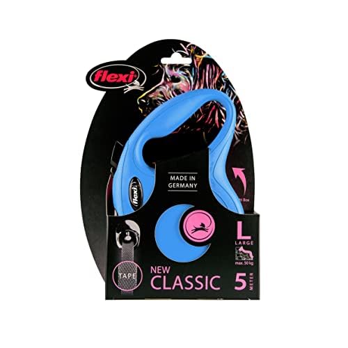 Miniatura 9 de Flexi - New Classic - Correa de cinta L de 16 pies (5 m), azul, multi