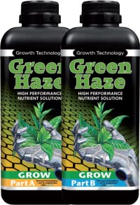 Growth Technology - Green Haze Grow & Bloom A+B - Hydroponic Nutrients (Green Haze Grow - 1L A+B)