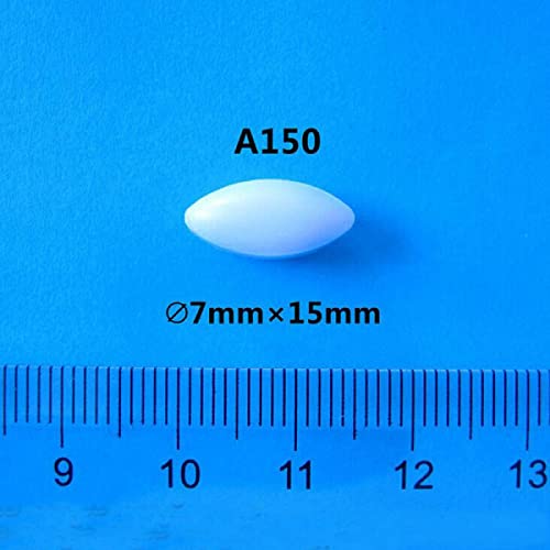 NATEFEMIN 5 PCS Magnetic Stirrer Mixer Stir Bar PTFE Olive Cone Type A Accessory