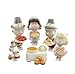 Lenox Peanuts Thanksgiving 6-piece Figurine Set 841131 NEW
