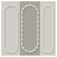 KLEMMFLEX Endloskette für Rollo mit Kettenzug, Ersatz Bedienkette, Rollokette, Bedienlänge: 150 cm, Farbe: Weiß, 4,5 x 12 mm, Kette für Jalousie, Raffrollo, Lamellenvorhang, Doppelrollo