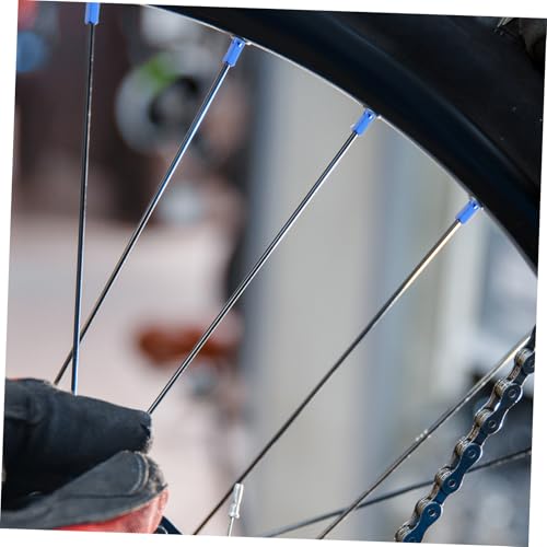 15 uds. Tapones de Bicicleta Aluminio Azul miniatura 5