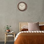 12-Inch Copper Retro Silent Wall Clock