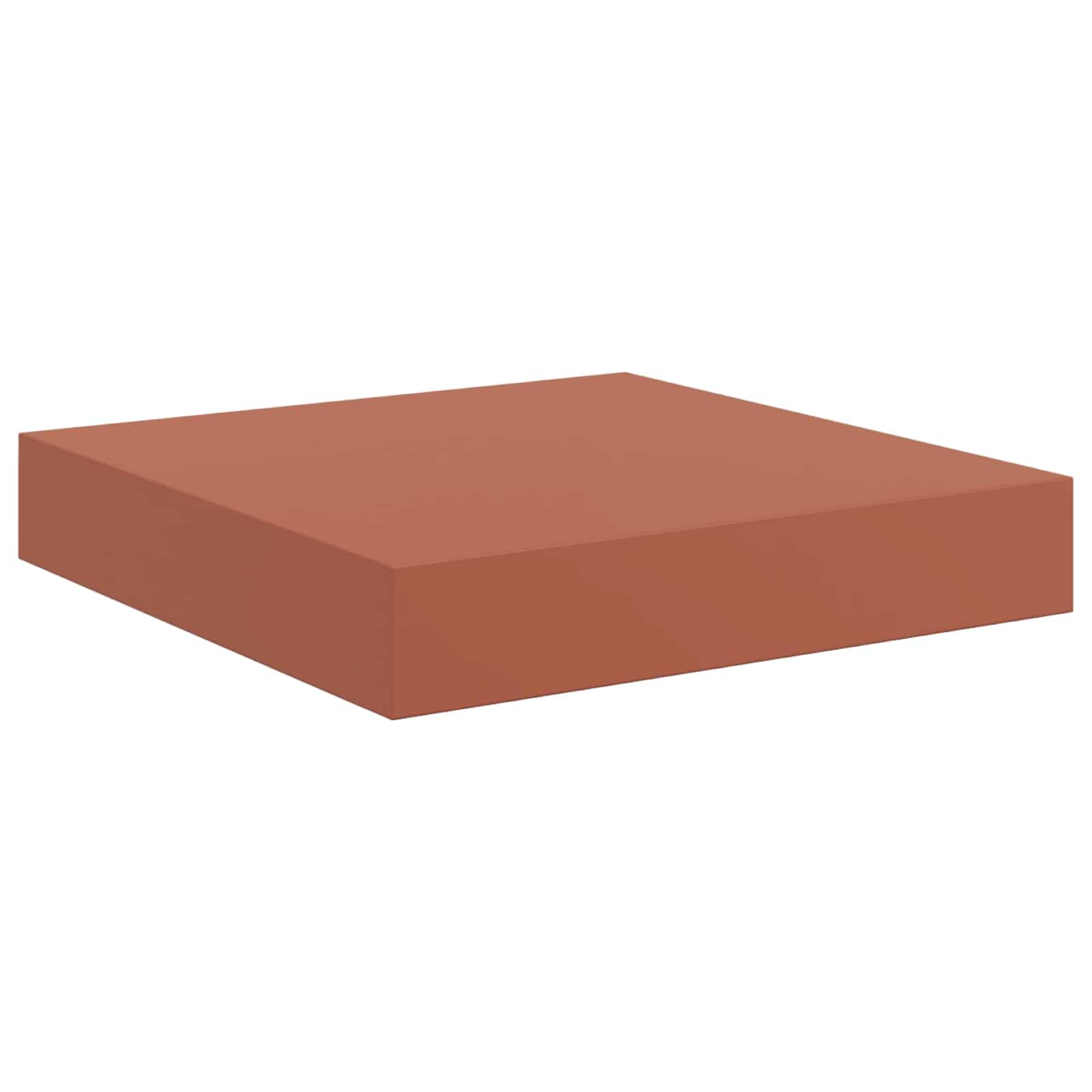 Set di 4 mensole da parete, 23 x 23,5 x 4 cm, in legno, per soggiorno, camera da letto e cucina, stile moderno, da appendere