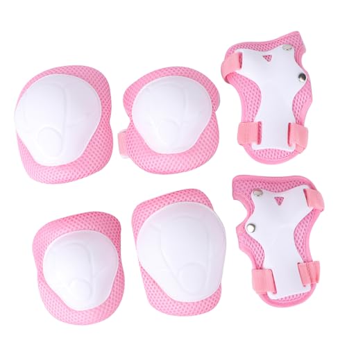 NAMOARLY Kid's Skateboard Protective Gear Set Elbow Wrist Pads Kneepads for Skating Cycling Multi-Sport Safety Gear