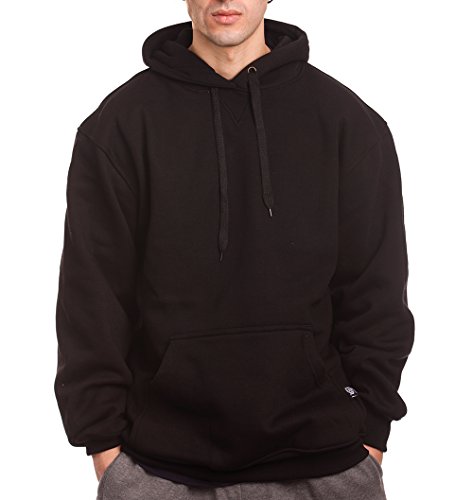 PRO 5 Mens Heavy Weight Fleece Pullover Hoodie