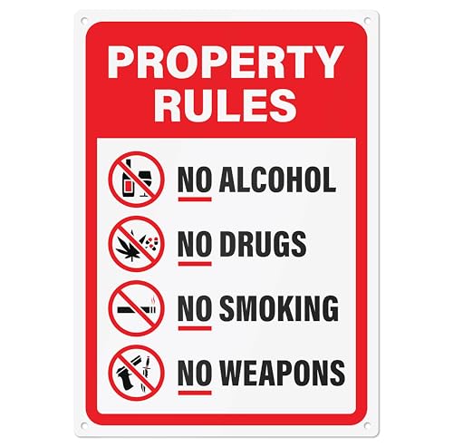 Panneau Aluminium No Drugs Armes Finition Premium