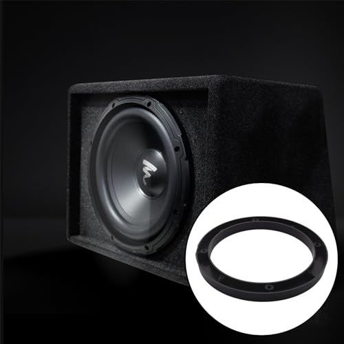 Image of Saim 6.5 inch Dia Universal Black Plastic Speaker Spacer Adaptor Ring Mounting Bracket Fit ABS Car Stereo Speaker Spacers (2 Pcs)
