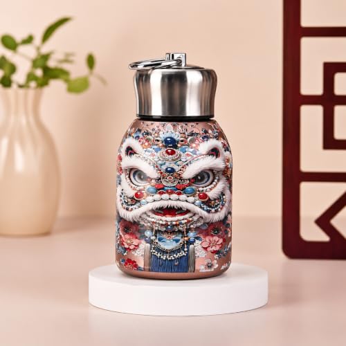 Image of 316 Stainless Steel Water Bottle, Hot & Cold water bottle, Printed Design | 300ml