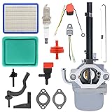 Aylux 591378 697978 エアフィルター付きキャブレターチューンアップキット B&S Nikki Snowblower 796321 699966 696132 796322 697351 694952 Troy Bilt Coleman Powermate 5000用 6250 発電機