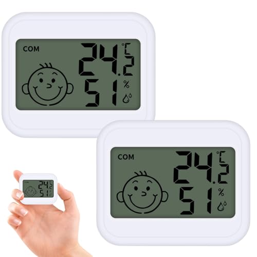 Digital Hygrometer Indoor,Thermometer and Hygrometer,Digital Indoor Thermometer Hygrometer Mini,Mini Lcd Digital Thermometer Hygrometer,Indoor Household Electronic Thermo-Hygrometer,Room Thermometer