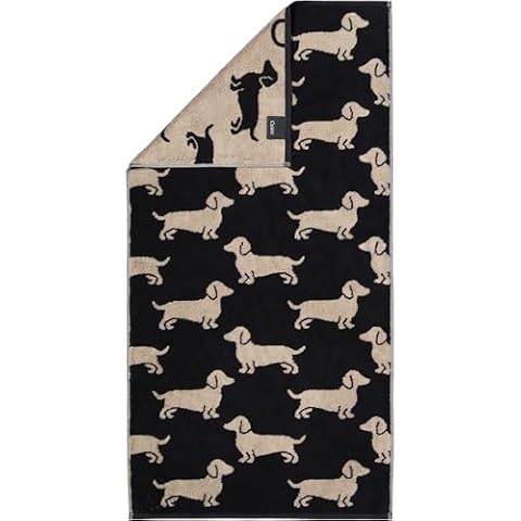 Cawö Ręczniki WE Love Dogs 6246 czarno-beżowe - 93