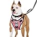 TIANYAO Large Dog Harness No Pull Reflective Oxford Material Soft Pet Vest Adjustable for Large Dogs Easy Control Harness with Dog Collar (L, Black)