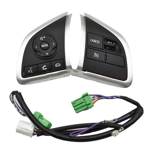 Bouton de volant Mitsubishi Outlander usé : kit de remplacement audio