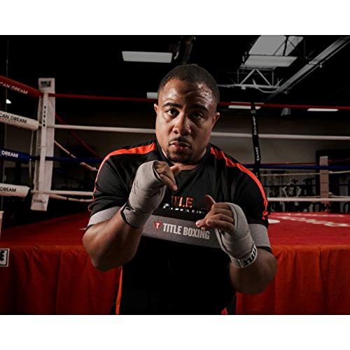 Title Boxing Elbows-in Boxing Trainer, Grey/Black, Large