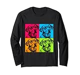 Photo Gallery labrador retriever cane pop art design illustrazione colorato maglia a manica Photo Gallery labrador retriever cane pop art design illustrazione colorato maglia a manica