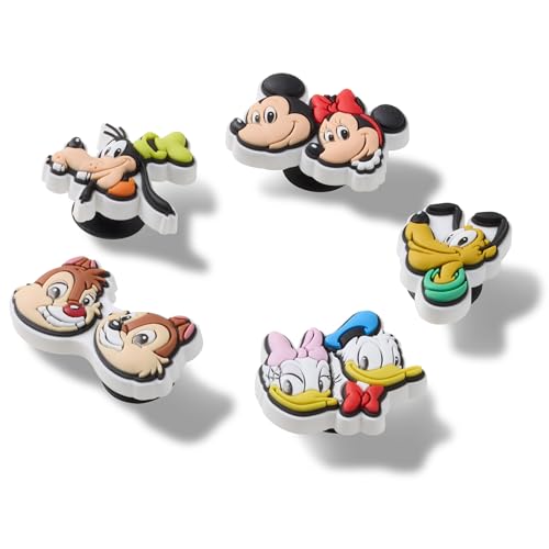 Image of Crocs Jibbitz Mickey & Friends Disney Shoe Charm Packs, Disney Friends, 5-Pack