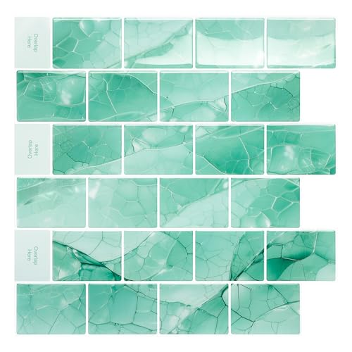Ist Momoreo 10-Sheet Peel and Stick Backsplash for Kitchen Bathroom