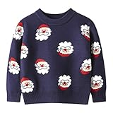 [HongzyFirm] クリスマス セーター キッズ ベビー服 ノルディック柄 プルオーバー 女の子 男の子 可愛い 面白い 防寒 男女兼用 韓国風 子供 丸首 長袖 インナー トップス ニット 子供服 厚手 春秋冬 ニットセーター 暖かい 新年 プレゼント