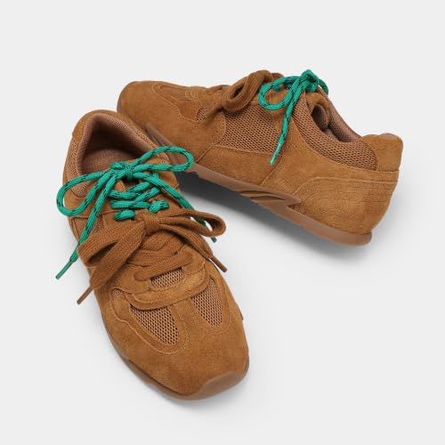 Women's Retro Lace Up Sneakers - image 5