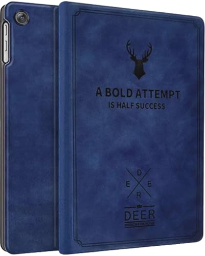 Image of Robustrion Cover for OnePlus Pad Go 2 12.1 inch Cover Case, Deer Cover Case for OnePlus Pad Go 2 Tablet Cover [Auto Sleep Wake Support] - Blue