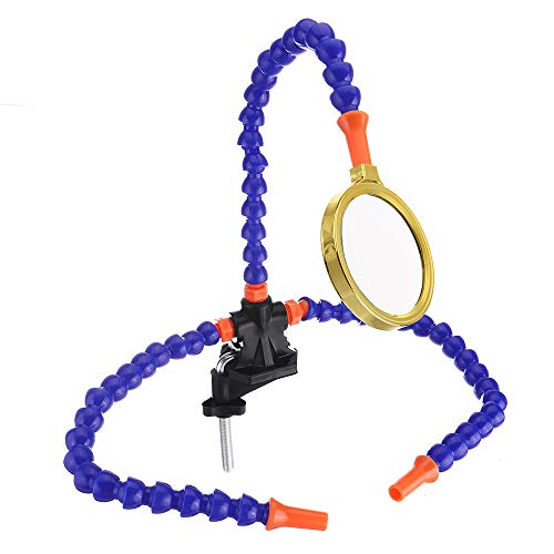 KINGDUO Herramienta De Tercera Mano Para Estación De Soldadura Múltiple Con Soporte De Hierro Soldeirng De Brazos Flexibles De 2/3 Para Modelo Rc-Ventilador - imagen 3