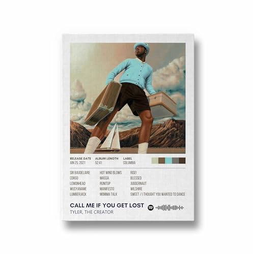 Image of Tyler The Creator Music Poster 13x19 Inch Unframed | 300 GSM Matte Board Paper with Peel & Stick Tape Included | Rap Hip Hop Wall Art | Posters for Wall | Home Decor | Wall Decor Items | Room Decoration Items