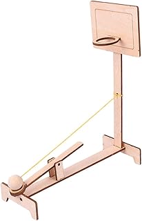 Hemoton 2 Pçs Brinquedos Brinquedo De Basquete Brinquedos Para Crianças Brinquedo Científico De Madeira Máquina De Tiro De Brinquedo Científico Brinquedos De Madeira De Brinquedo Gizmo