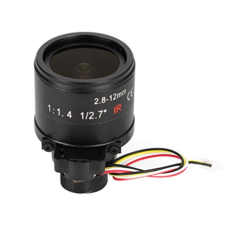 2.8-12mm Motorized Zoom Lens, 3MP Camera Lens, M14 Mount, Aluminium Alloy Motorized Zoom Lens, 1/2.7 inche Motorized Zoom Lens