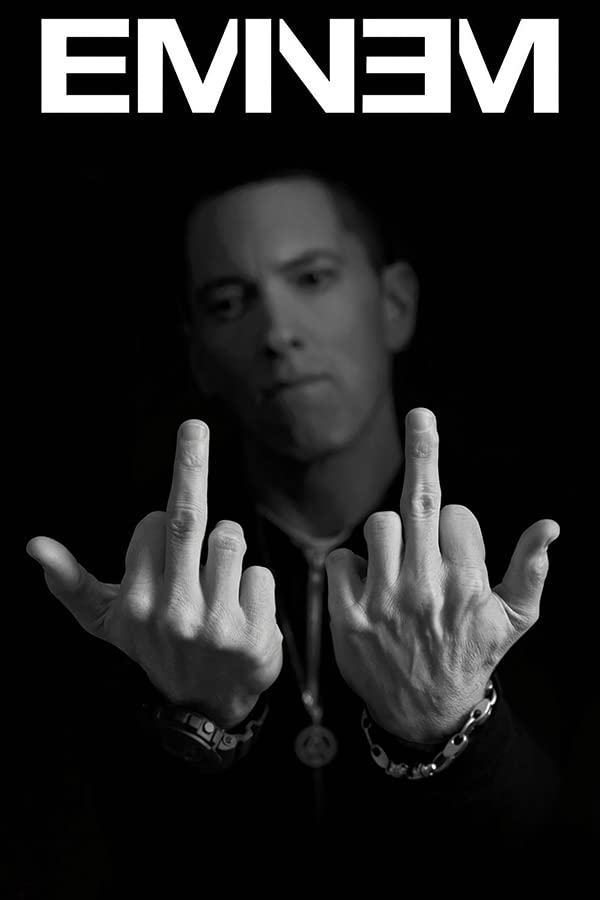 Tainsi ASHER Gift Eminem Fingers Paper Multi-Coloured Poster - Matte poster Frameless Gift 11 x 17 inch(28cm x 43cm)