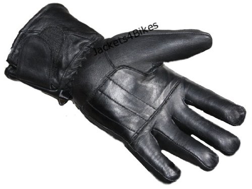 Jackets 4 Bikes SL23-BLACK-L Men’S Winter Gauntlet Motorcycle Gloves thumb #1