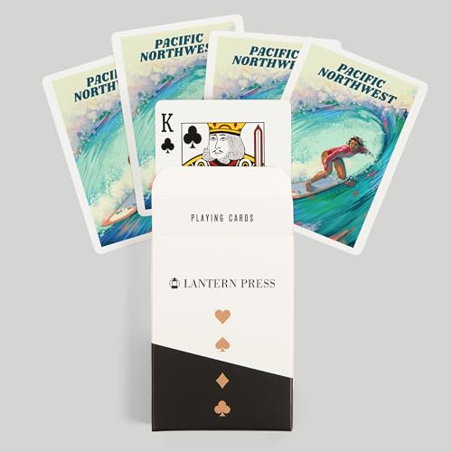 Lantern Press Naipes Poker Coastal Series 52 Cartas miniatura 6
