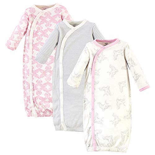 Image of Touched by Nature Unisex Baby Organic Cotton Kimono Gowns