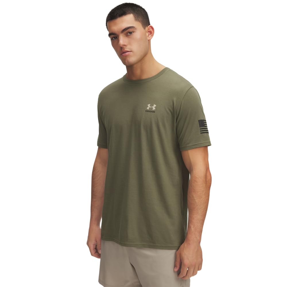 Under Armour Mens Freedom Flag Short Sleeve T Shirt