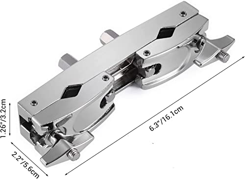 Tuoren T0551 Drum Set Holder Clamp Adjustable Multi-Clamp Cymbal Boom Arm Mounting Bracket thumb #1
