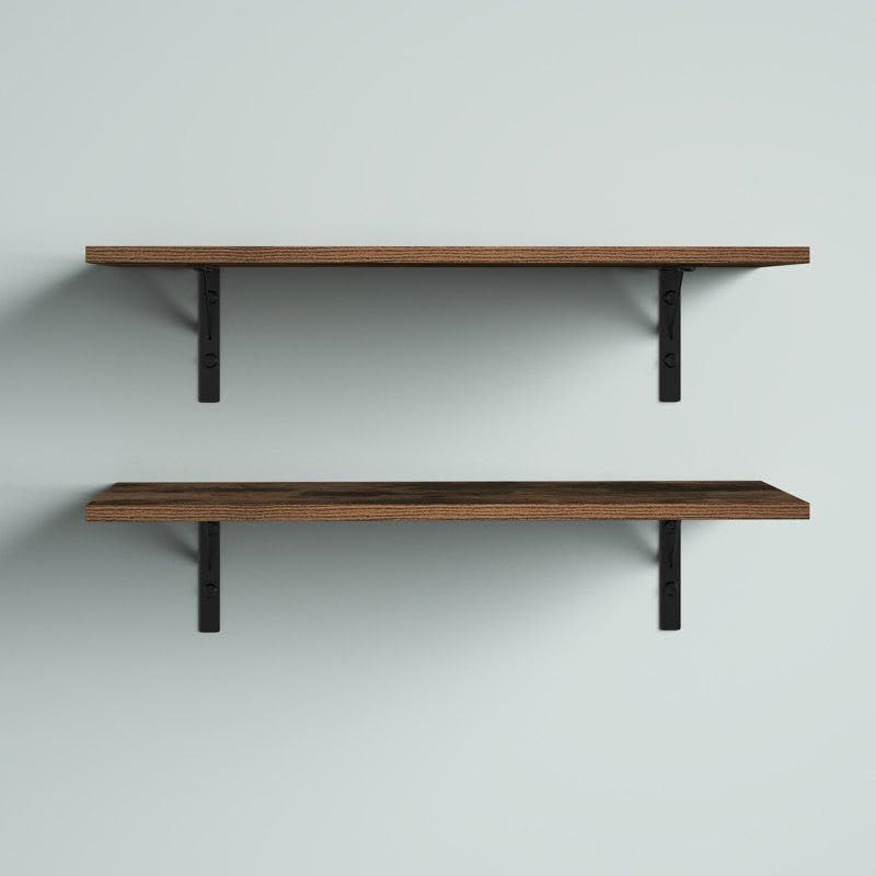 OXMIC Floating Shelves for Wall Storage,Trophy Stand, Set of 2, Brown (B0D2P3NQJ4) Amazon Price History, Amazon Price Tracker