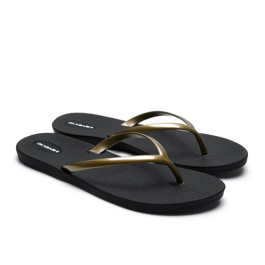 Image of OKABASHI Women's Shoreline Flip Flop | Sculpted Footbeed for All-Day Comfort | Slip-Resistant & Waterproof | Sustainably Made in the USA
