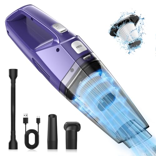 Image of Bossdan Handheld Vacuum Cordless - Car Vac Portable with 8KPA & Multi Accessories